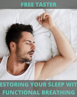 Functional breathing for sleep, Sleep course, Sleep better, Breathing for a better sleep